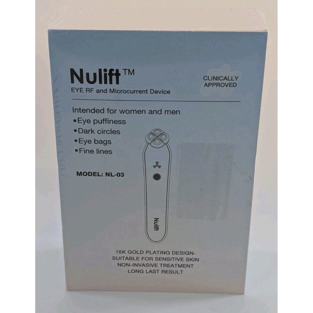 Nulift Eye RF Microcurrent Device NL-03 for Dark Circles, Eye Bags, Fine Lines